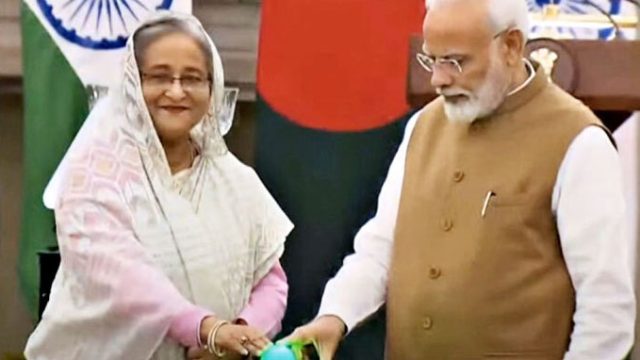 রামপাল মৈত্রী বিদ্যুৎ প্রকল্প উদ্বোধন করলেন শেখ হাসিনা-মোদী