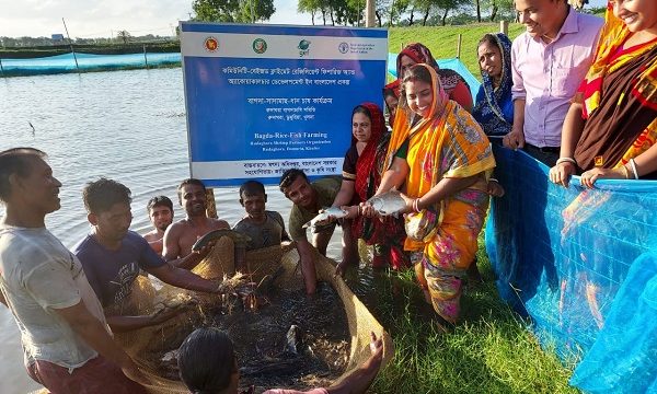 ডুমুরিয়ায় জলবায়ু সহনশীল সমাজ ভিত্তিক মাছ চাষে অগ্রণী ভূমিকা পালন করছেন নারীরা