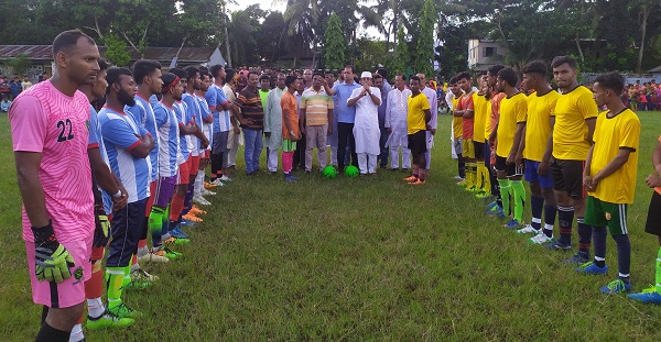 চিতলমারীতে বিজয়া দশমীতে শেখ হেলাল উদ্দীন ফুটবল টুর্ণামেন্ট