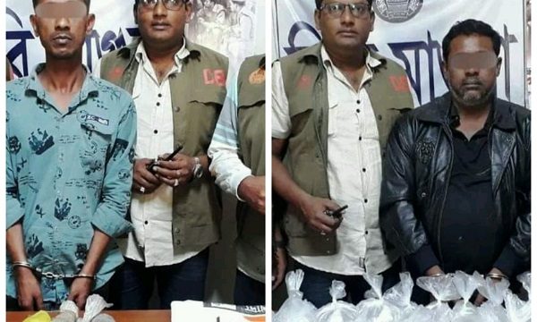 মাগুরায় ৩০ লিটার চোলায় মদ ও গাঁজাসহ গ্রেপ্তার ২