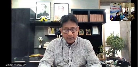 প্রধানমন্ত্রী শেখ হাসিনার নেতৃত্বে বঙ্গবন্ধুর স্বপ্নের সোনার বাংলা আজ দৃশ্যমান: সালাম মৃর্শেদী এমপি