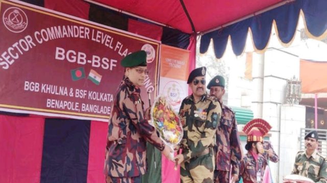 বেনাপোলে বিজিবি-বিএসএফ সীমান্ত সম্মেলন অনুষ্ঠিত