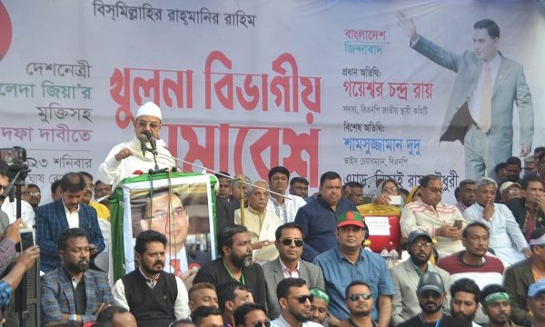 সুষ্ঠু নির্বাচনের পূর্বশর্ত হলো হাসিনা সরকারের পদত্যাগ : গয়েশ্বর চন্দ্র রায়