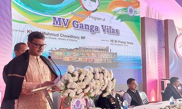 ‘গঙ্গা বিলাস’ বাংলাদেশ-ভারত বন্ধুত্বকে ছড়িয়ে দিয়ে আরো রঙিন করে দিয়ে যাবে : নৌপরিবহন প্রতিমন্ত্রী