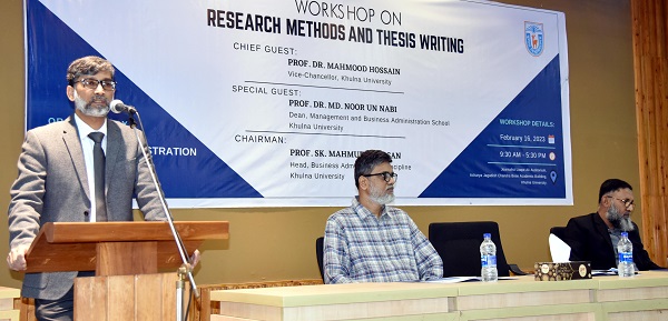 দেশের সংবাদপত্রের পাতায় প্রকাশিত সংবাদে গবেষণার অনেক উপাদান পাওয়া যায় : উপাচার্য