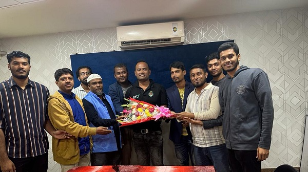 বিওয়াইসিইফ’র চেয়ারম্যানের সাথে এক্স ক্যাডেট খুলনার সৌজন্য সাক্ষাৎ