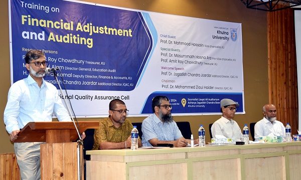 আর্থিক সমন্বয় ও নিরীক্ষা শীর্ষক প্রশিক্ষণের উদ্বোধন