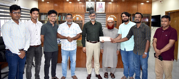 মানবিক সেবার লক্ষ্যে খুবি শিক্ষার্থীদের অনুদানে ‘চ্যারিটি ফান্ড কেইউ’ এর যাত্রা শুরু