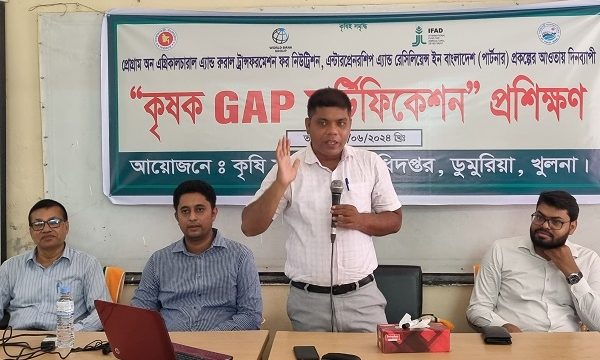 ডুমুরিয়ায় পার্টনার প্রকল্পের কৃষক প্রশিক্ষণ