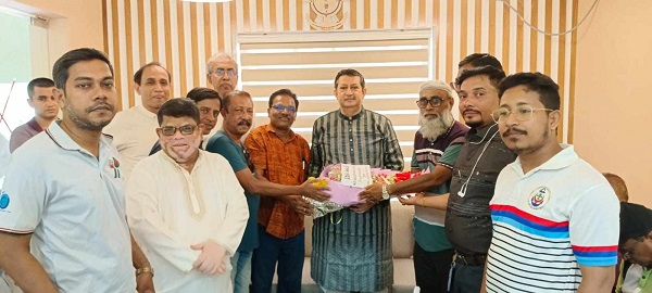 কেইউজে’র নব-নির্বাচিত নেতৃবৃন্দের সালাহউদ্দিন জুয়েল এমপি’র সাথে সৌজন্য সাক্ষাৎ