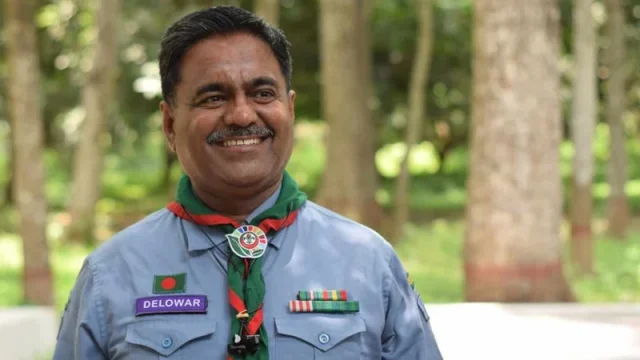 স্কাউটসের দ্বিতীয় সর্বোচ্চ অ্যাওয়ার্ড পেলেন খুলনার দেলোয়ার হোসেন