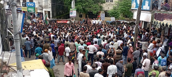 পাইকগাছায় বিএনপির শান্তি মিছিল ও সমাবেশ অনুষ্ঠিত