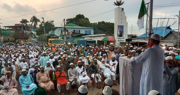 ভারতের পানি আগ্রাসনের কারণে গোটা বাংলাদেশ বন্যার পানিতে প্লাবিত : মাওঃ ইউনুস আহমাদ