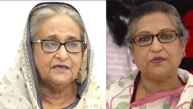 পালিয়ে ভারতে শেখ হাসিনা-রেহানা, গণভবনে হাজারো জনতা