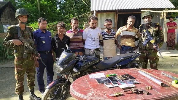 মাগুরার মহম্মদপুরে যৌথবাহিনীর অভিযানে অস্ত্রসহ আটক-১