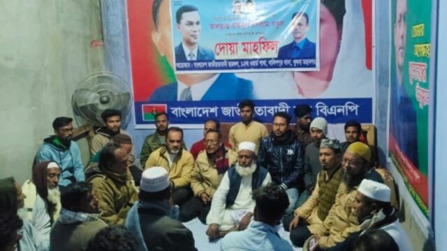 রকিবুল ইসলাম বকুলের সুস্থতা কামনায় দোয়া