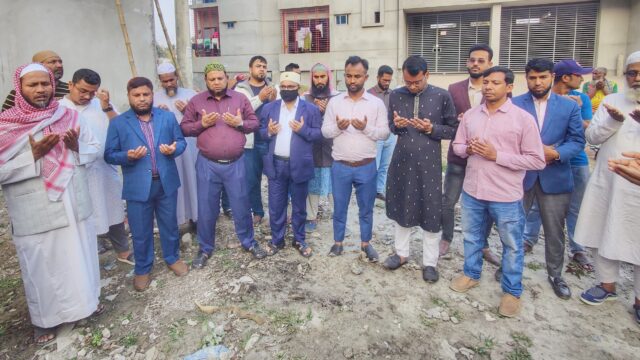 নগরীতে এস এন প্যালেস ৯ এর কাজের উদ্বোধন