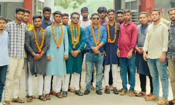 তালা সরকারী কলেজ ছাত্রদলের নতুন কমিটির আনন্দ মিছিল