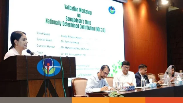 ১১৬ বিলিয়ন ডলার না পেলে এনডিসি ৩.০ বাস্তবায়ন কঠিন : পরিবেশ উপদেষ্টা