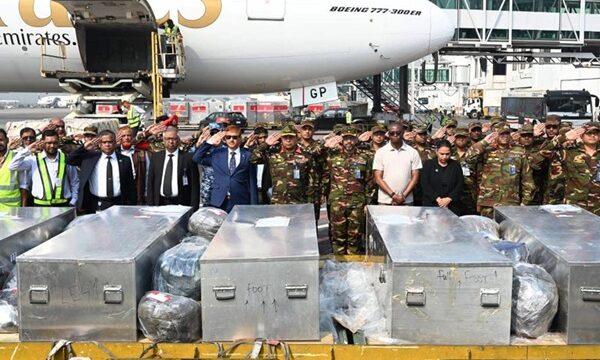 সুদানে নিহত ছয় সেনাসদস্যের মরদেহ ঢাকায়, সেনানিবাসে জানাজা কাল