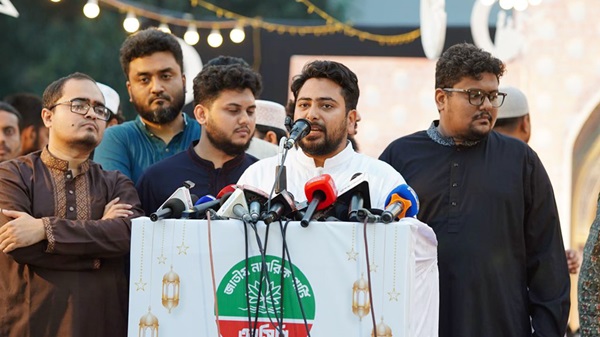 জুলাই সনদ বাস্তবায়ন না করলে সরকারের বৈধতা প্রশ্নবিদ্ধ হবে: খুলনায় নাহিদ ইসলাম