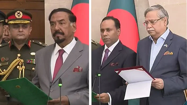 স্পিকার হাফিজ উদ্দিন আহমদ, ডেপুটি স্পিকার কায়সার কামাল, শপথ পড়ালেন রাষ্ট্রপতি