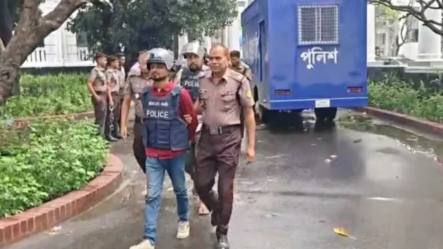 আবু সাঈদ হত্যা : ৬ আসামিকে আনা হলো ট্রাইব্যুনালে, নিরাপত্তা জোরদার