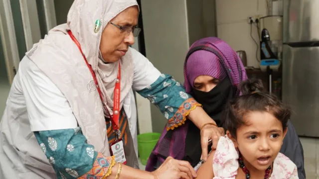 হামের জরুরি পরিস্থিতি মোকাবিলায় রেড ক্রিসেন্টের ছয় মাসের কর্মসূচি শুরু