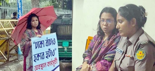 সচিবালয়ের সামনে প্রতীকী ভাতের হোটেল, মুচলেকায় মুক্ত সোহানী শিফা