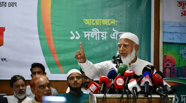 ১১ দলীয় জোটকে হারানোর ষড়যন্ত্রে অন্তর্বর্তী সরকারও ছিল : জামায়াত আমির